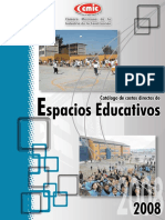 Catalodo de Precios Espacios Educativos