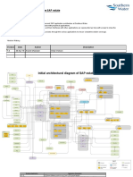 SAP Discovery - Initial Architectural Diagram of SAP Estate v1.0