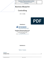 Business Blueprint Controlling: Synokem Pharmaceuticals LTD