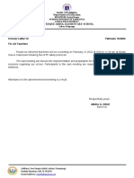 Department of Education: REGION III-Central Luzon Schools Division of Pampanga Lubao West District Lubao, Pampanga