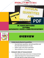 Chapter 1 - Physical Quantity and Measurement