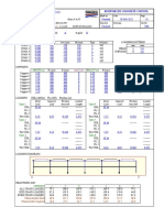 Spreadsheets To BS 8110: L (M) H (MM) BW (MM) HF (MM) Type BF (MM)