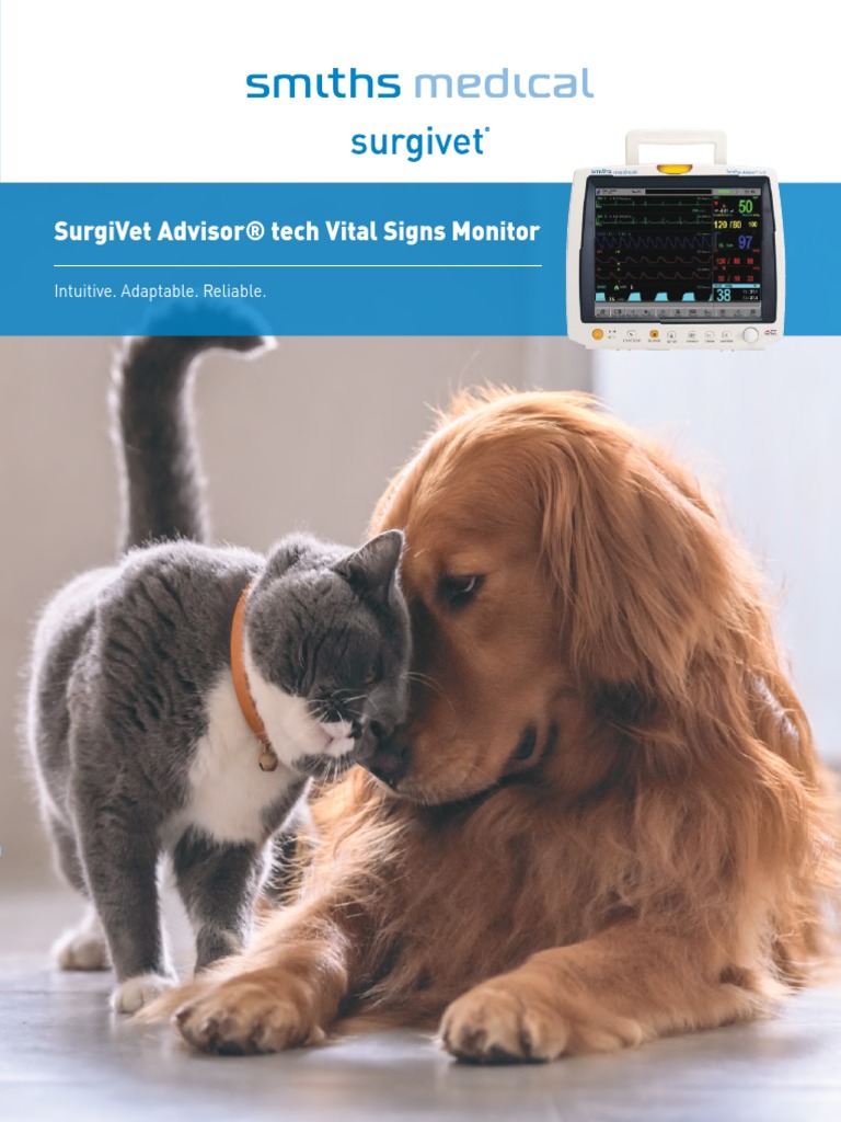 SurgiVet Advisor Tech Vital Signs Monitor PDF Electrocardiography