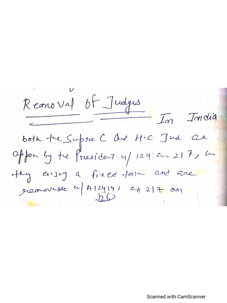 Removal, Transfer of Judges and Need For The Code of Conduct PDF