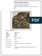 Lembar Deskripsi Ore Mineral 1