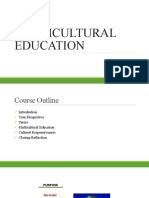 Multicultural Education Course Outline