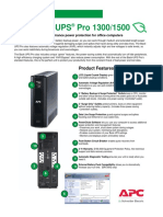 APC Back-UPS Pro 1300/1500: Product Features