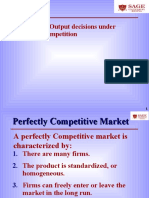 Revenue Decision in Perfect Competition