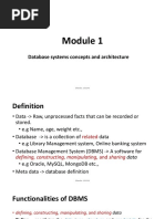 Database Systems Concepts and Architecture: Dheeba. J/SCOPE