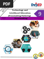 Technology and Livelihood Education Dressmaking