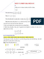 Bài 36 - 6t1 - Ôn Tập Cộng Trừ Nhân Chia Phân Số