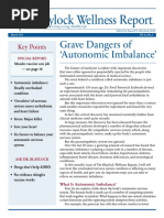 Blaylock Wellness Report: Grave Dangers of Autonomic Imbalance'