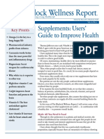 Blaylock Wellness Report: Supplements: Users' Guide To Improve Health