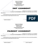 BSP Parent Consent
