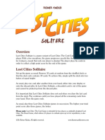 Lost Cities Solitare Rules