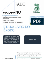 12-Aula 1 - o Sagrado e o Profano - 3º Ano