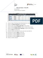 Calculo de preços, IVA e estatísticas em folha de cálculo