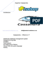 Apache Cassandra: Whatisit? How Does It Work ? Hadoop Tools Architecture