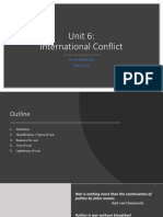 Unit 6 - International Conflict