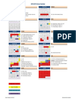 2018-2019 School Calendar: February 2019 August 2018
