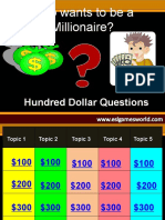 Who Wants To Be A Millionaire?: Hundred Dollar Questions