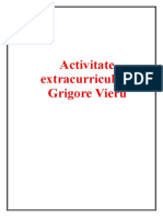 Activitate Extracurriculară Grigore Vieru