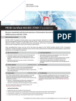 PECB Certified ISO/IEC 27001 Foundation
