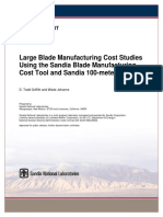 Large Blade Manufacturing CostTrends Analysis