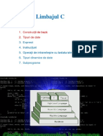 T4 - Limbajul C - 1. Constructii de Baza Si 2. Tipuri de Date