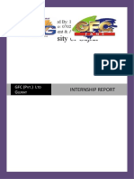 University of Gujrat: Internship Report