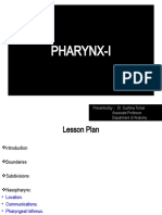Pharynx-I: Presented By:-Dr. Sushma Tomar Associate Professor Department of Anatomy