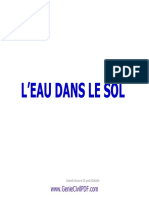 Chap. III - Leau Dans Le Sol-2010