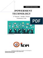 Empowerment Technology: 2 Semester - Module 2 Week 6 Productivity Tools
