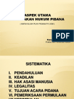 Aspek Utama Penegakan Hukum Pidana