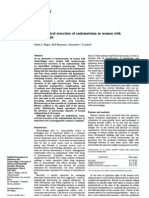 Transcervical Resection of Endometrium in Women