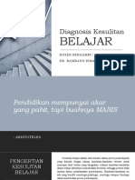 Diagnosis Kesulitan BELAJAR