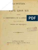Amunátegui, Miguel Luis - La Bula Del Papa León XII Contra La Independencia de La América Española