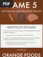 Pyramid Game Questions and Categories | PDF
