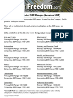 Recommended BSR Range Sheet (USA)