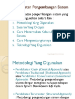 Pendekatan Pengembangan Sistem Informasi