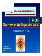 Review of Injection Tests LL