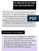 Executive Branch of The Philippine Government