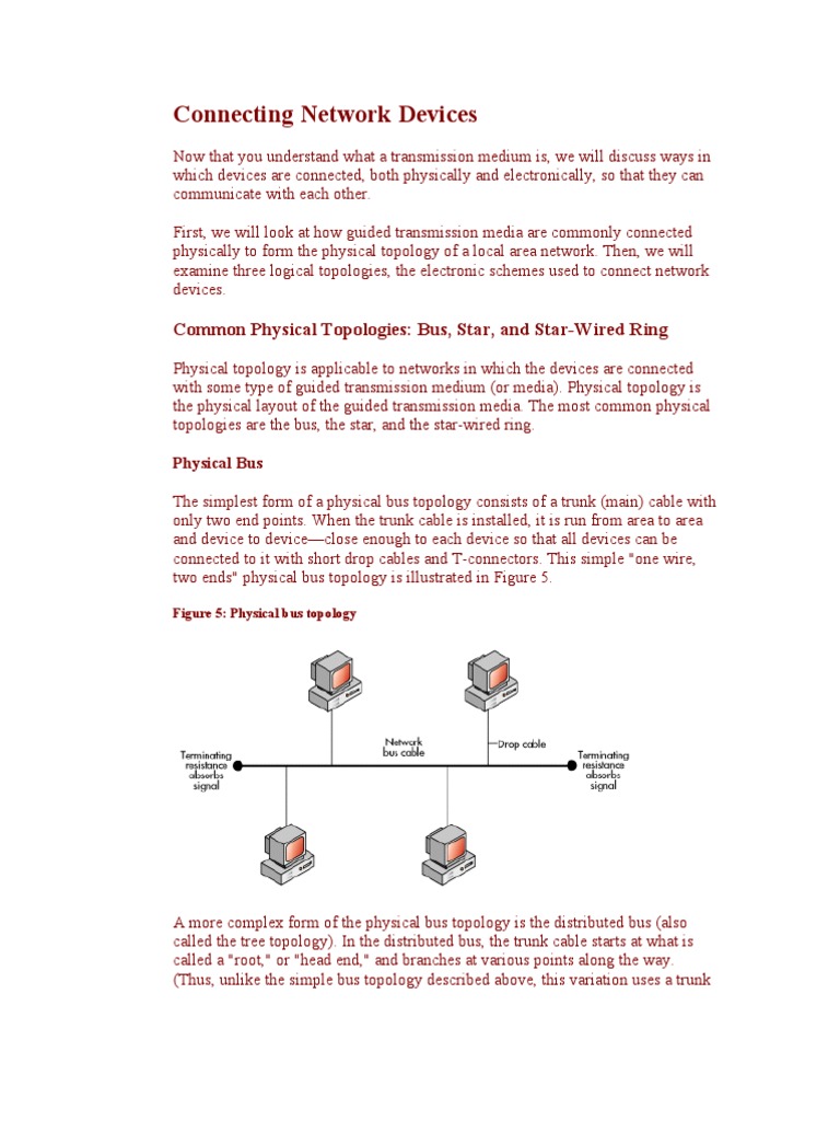 Physical vs Logical Network Topologies | PDF | Network Topology ...