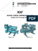 Rotary Screw Compressor Units: MODELS: RXF-12 Through RXF-101