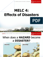 Melc 4: Effects of Disasters