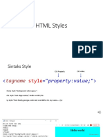 HTML Styles