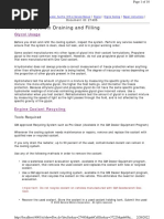 Cooling System Draining and Filling: Glycol Usage