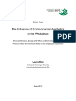 The Influence of Environmental Aesthetics in The Workplace