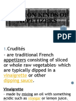 Common Kinds of Appetizers