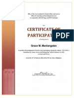 PUP Self Love Webinar Certificates